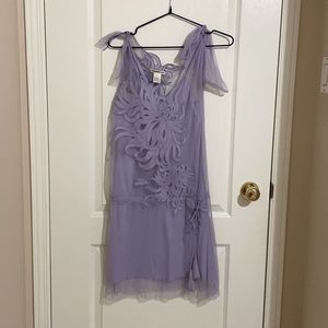 Asymmetric designer dress with gorgeous details